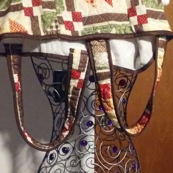 Maple Leaf Block Printed Tote Bag - Picture 5 of 5